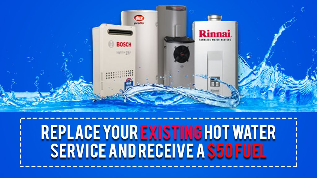 new hot water system replacement deals